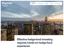Tablet Screenshot of magnitudecapital.com